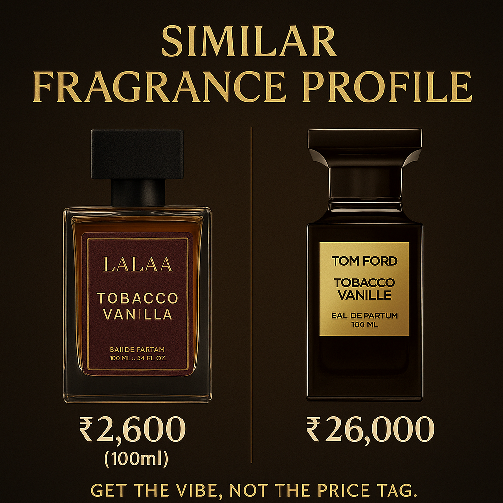 LALAA Tobacco Vanilla EDP – 100ml | Rich Tobacco & Creamy Vanilla | Long-Lasting Niche Perfume